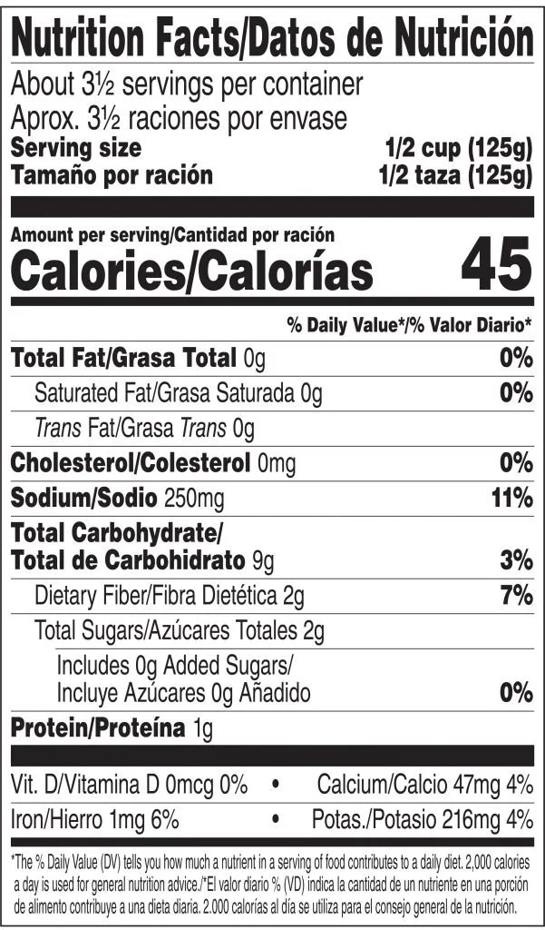 veg-all_original_nutrition-facts-601x1024 Nutrition Label
